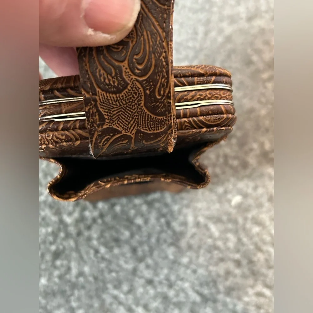 Metropolitan | Brown Floral Wallet | Vintage